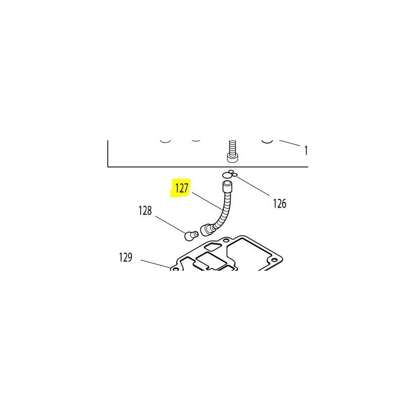 Durite d'huile MAKITA - DOLMAR 424301-6