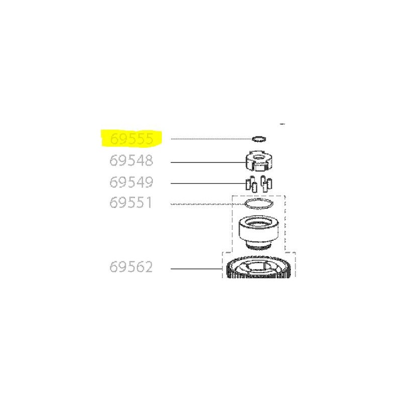 JONC ELASTIQUE A12 ETESIA - WOLF 69555