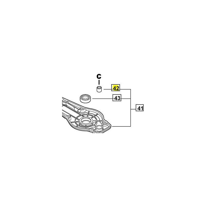 ROULEMENT ECHO - SHINDAIWA V551000000 - V551-000000