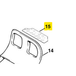 FEUILLE CALORIFUGE STIHL 11247920900 - 1124-792-0900 - 1124 792 0900