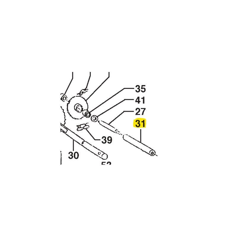 ARBRE INTERM. CART INF xPUB L PUBERT - STAUB - OLEO MAC 0302010004 - 15047