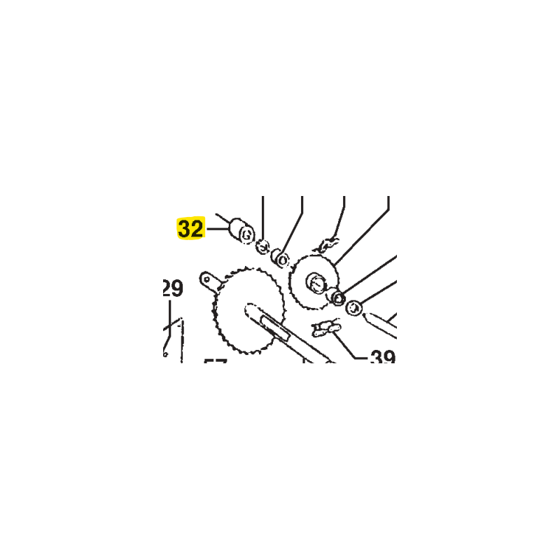 PALIER INTER ZNCR3 PUBERT - STAUB - OLEO MAC 0302030029 - 14924