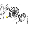 ROUE STIHL 47437913600 - 4743-791-3600 - 4743 791 3600