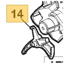 ENGANGE LEVER BLOWER 23CC (ZJ) - 118803101/0 - GGP - CASTELGARDEN - STIGA