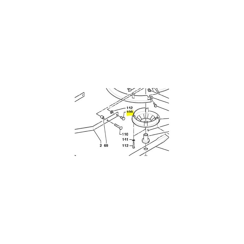 VIS H FST M10x25 ISO4017 PUBERT - STAUB - OLEO MAC 0300011008 - 10806 - K300011009