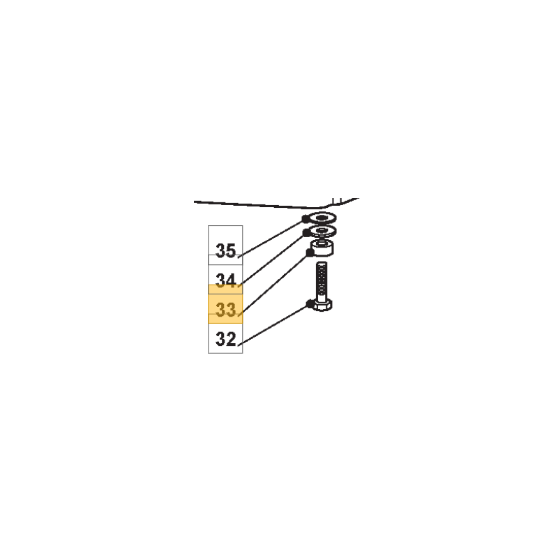 ENTRETOISE JANTE AV PLASTIQUE - 125160041/0 - GGP - CASTELGARDEN - STIGA