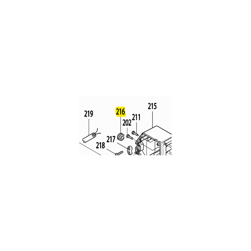 PASSE FILS MAKITA - DOLMAR 682511-3