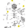 SET COMPLET JOINT MOTEUR MAKITA - DOLMAR BB240380