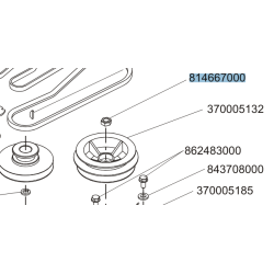 ECROU M10x1 UNI 5587 CL:8 ZNT SP.10 ( K ) EUROSYSTEMS 00814667000