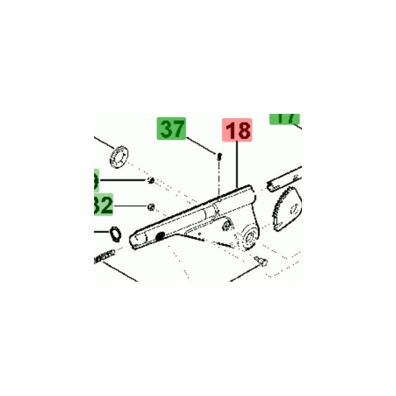 Verstelllevier STIHL 61707002910 - 6170-700-2910 - 6170 700 2910