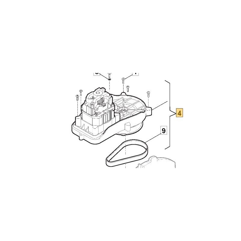 MOTEUR ELECTRIQUE 1600W TONDEUSE GGP - CASTELGARDEN - STIGA  118563696/2