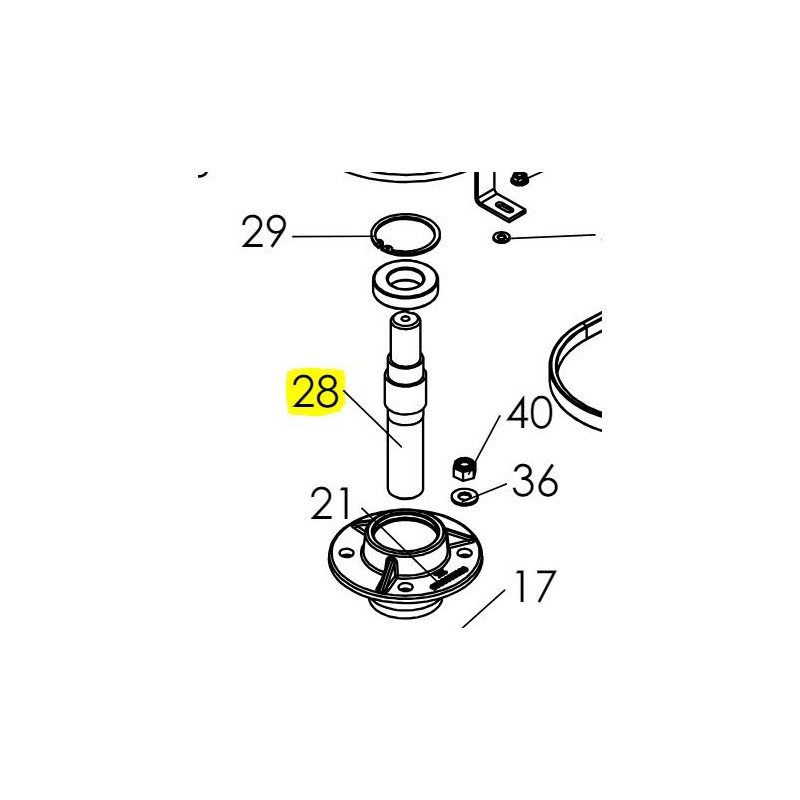 ARBRE COUPELLE L SENIOR PUBERT - STAUB - OLEO MAC 0302010071 - K302000070