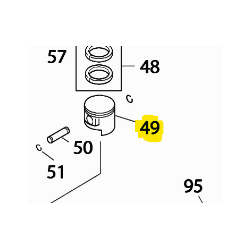 PISTON MAKITA - DOLMAR 5212500600