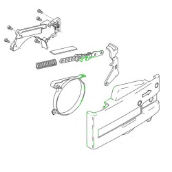 FREIN DE CHAINE ES140-1800 DH MAKITA - DOLMAR 205213310