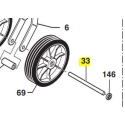 ARBRE ROUE DOUBLE PRIMO PUBERT - STAUB - OLEO MAC 3002000101 - 11526135