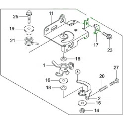 PANEL-ASSY-CONTROL MTD KM-015643 - KAWASAKI 391802895 - 39180-2895