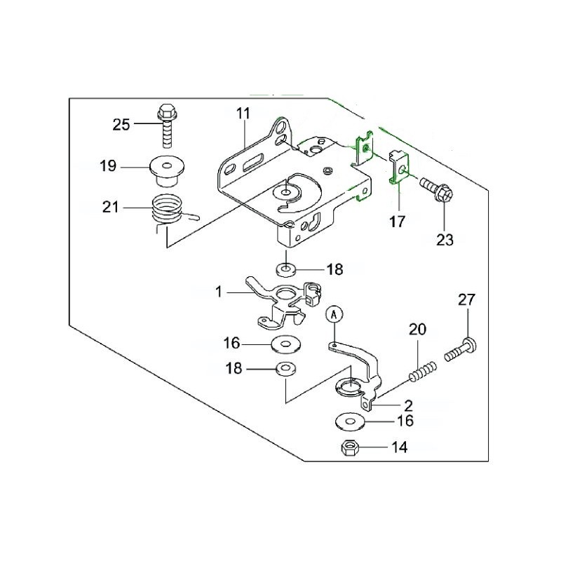 PANEL-ASSY-CONTROL MTD KM-015643 - KAWASAKI 391802895 - 39180-2895