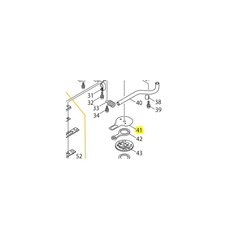 PLAQUE DE FRICTION MAKITA - DOLMAR 346255-6