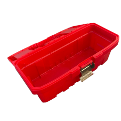 LOT DE 3 CAISSE DE RANGEMENT POLYPROPYLENE - BOITES A OUTIL - 14" - 17" - 20" - FERMETURE MÉTALLIQUE