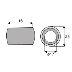 bague-entretoise-couteau-broyeur-desvoys-16-mm-diametre-17-mm