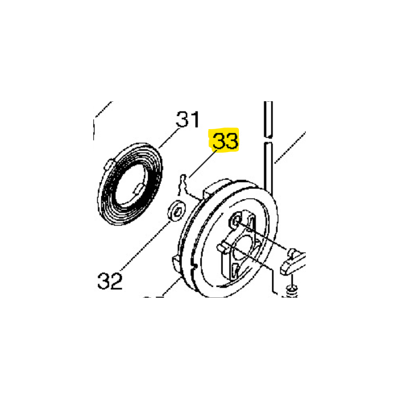 GOUPILLE ECHO - SHINDAIWA V641000040