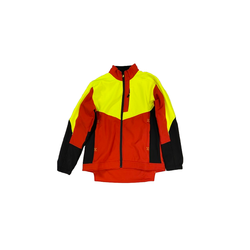 veste-de-travail-softshell-jaune-et-rouge-odon-polaire