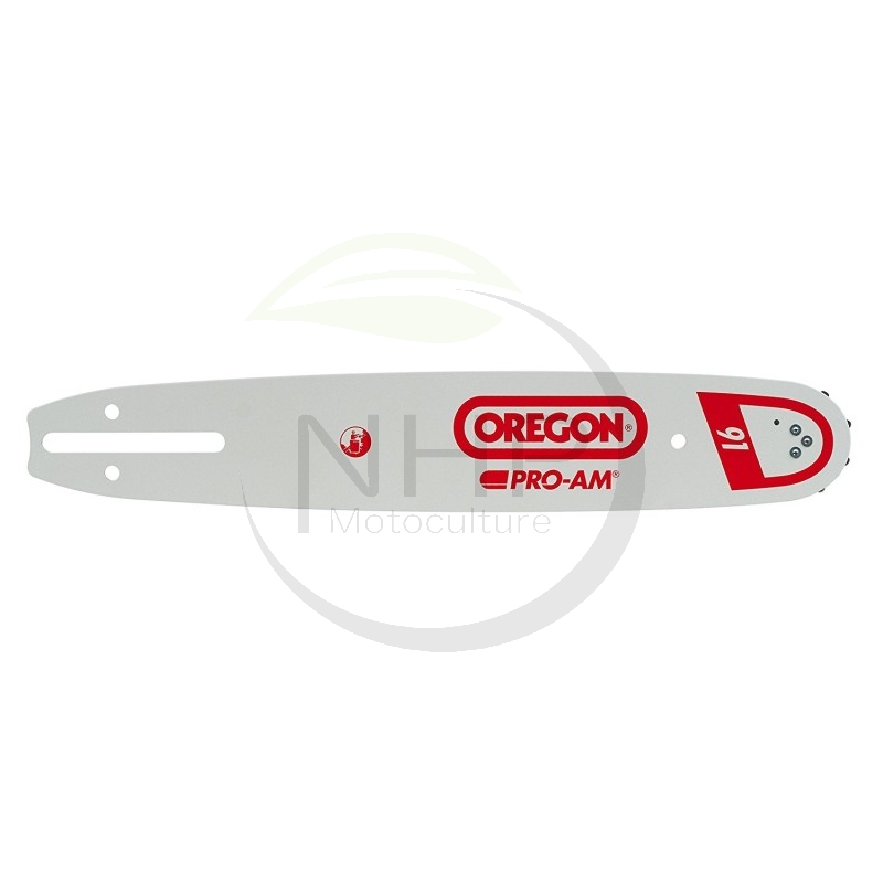 Guide chaine tronçonneuse MCCULLOCH CS360T, CS400T, CS420T, OREGON 160SXEA095, 40cm, pas 3/8LP, .050, 1,3mm, 56 maillons, 56 ent