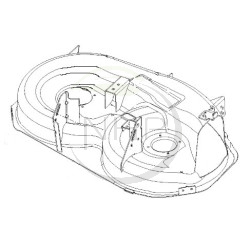 Plateau de coupe tracteur tondeuse 583498001, 532434567, 583 49 80-01, 532 43 45-67, 38194251X418, 532444163, 532 44 41-63