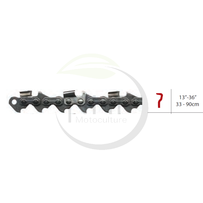 Chaîne tronçonneuse OREGON 75LPX093E, 75PX093E, 75DPX093E, 75DP093E, pas 3/8, jauge 0.063, 063, 1.6 mm, 93 maillons, 93 entraine