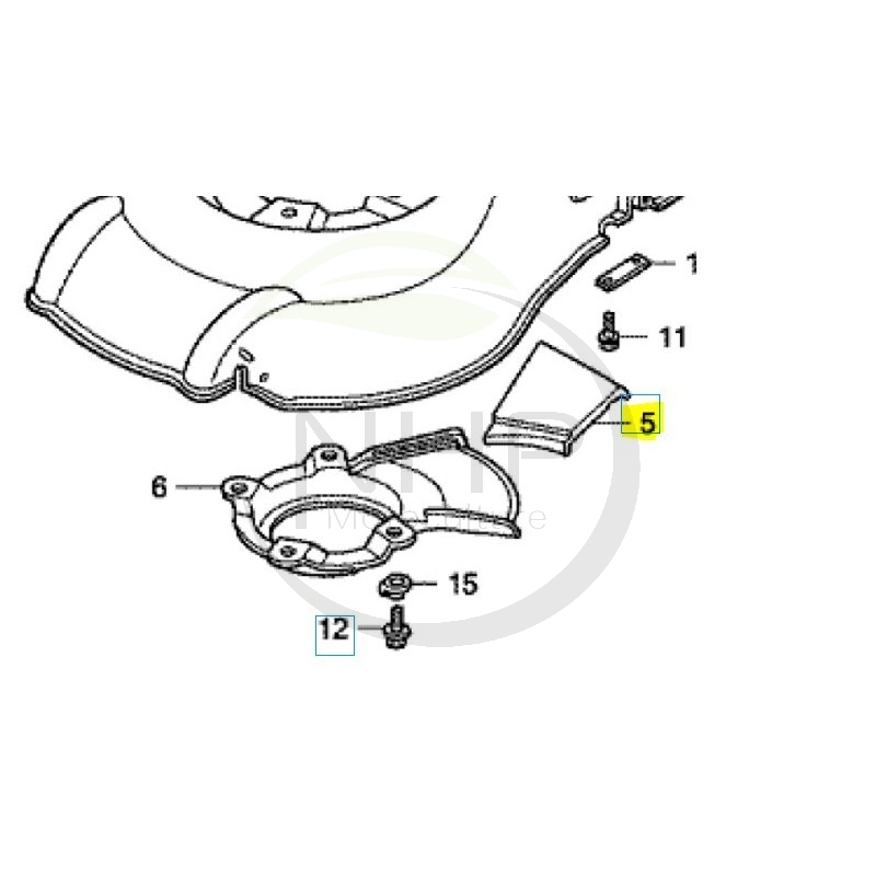 plaque-guide-tondeuse-honda-76143vh4000-76143-vh4-000-76143vh4010-76143-vh4-010