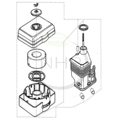 AIR CLEANER ASSY (OIL BATH) R PUBERT - STAUB - OLEO MAC 0001210117 - 590 39 26-01