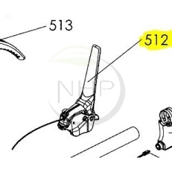 MANETTE COUPE CIRCUIT MOTEUR PUBERT - STAUB - OLEO MAC 0307010046 - K308060020