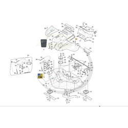 Courroie de transmission primaire plateau de coupe STIGA 9585-0159-01, 1134-9108-01, 1134910801, 1134-9105-01, 1134910501