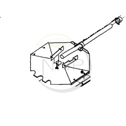 COUPELLE 53 CM xBLANCx PUBERT - STAUB - OLEO MAC 5502011201 - 16560001 - PIECE D'ORIGINE