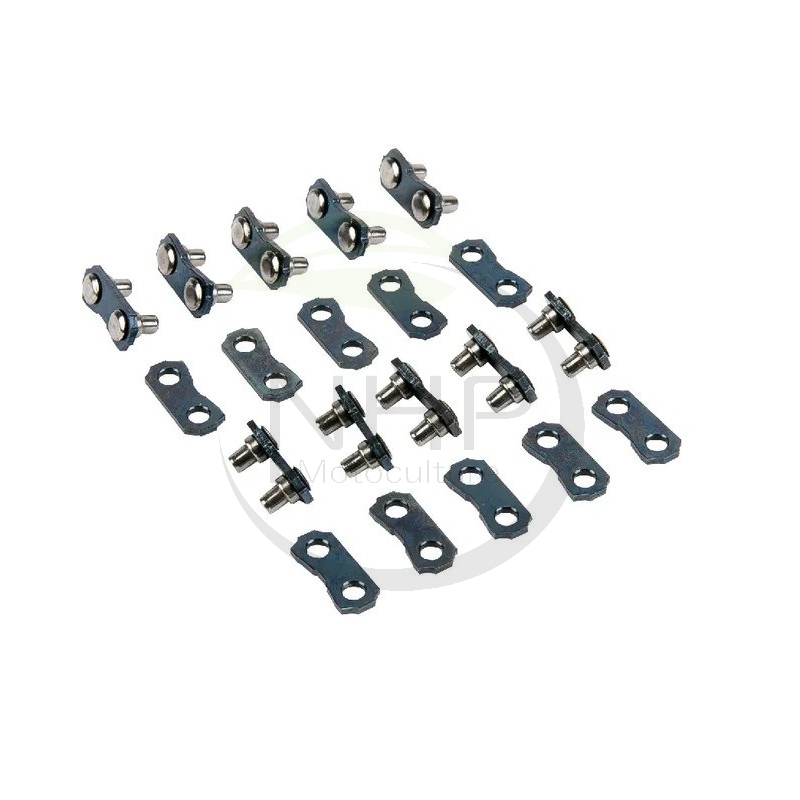 Maillons de liaison chaîne tronçonneuse, pas 0404", jauge .063, 1.6 mm, lot de 10