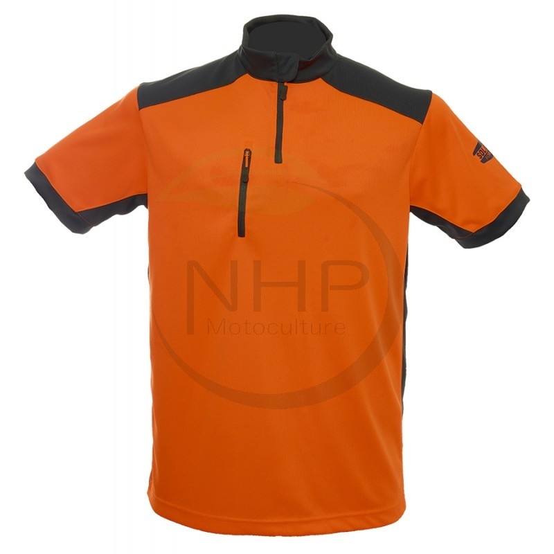 Tee-shirt manches courtes orange