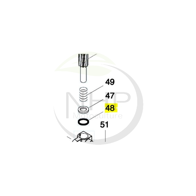 ANNEAU TORIQUE P6 MAKITA - DOLMAR MR00014759