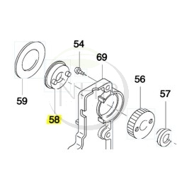 ENTRETOISE MAKITA - DOLMAR MR00286305 - MARUYAMA 286305