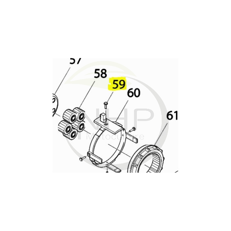 AXE 1,2 MAKITA - DOLMAR 268266-0