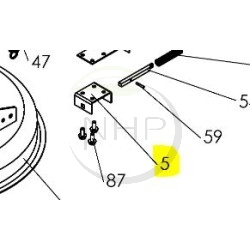 SUPP AXE RELEVAGExE51-03xBICHx PUBERT - STAUB - OLEO MAC 4002000102 - 25002108 - K303020009