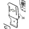 GUIDE - JOINT ECHAPPEMENT ECHO - SHINDAIWA - HONDA 18515ZM3810 - 18515-ZM3-810