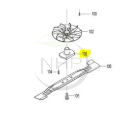 SUPPORT LAME 480 MAKITA - DOLMAR 313393-9