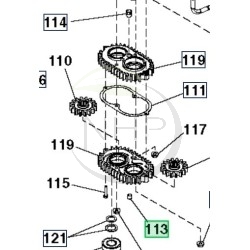 BOUCHON CARTER DE TRANSMISSION HUSQVARNA 532438533 - 438533 - 533001