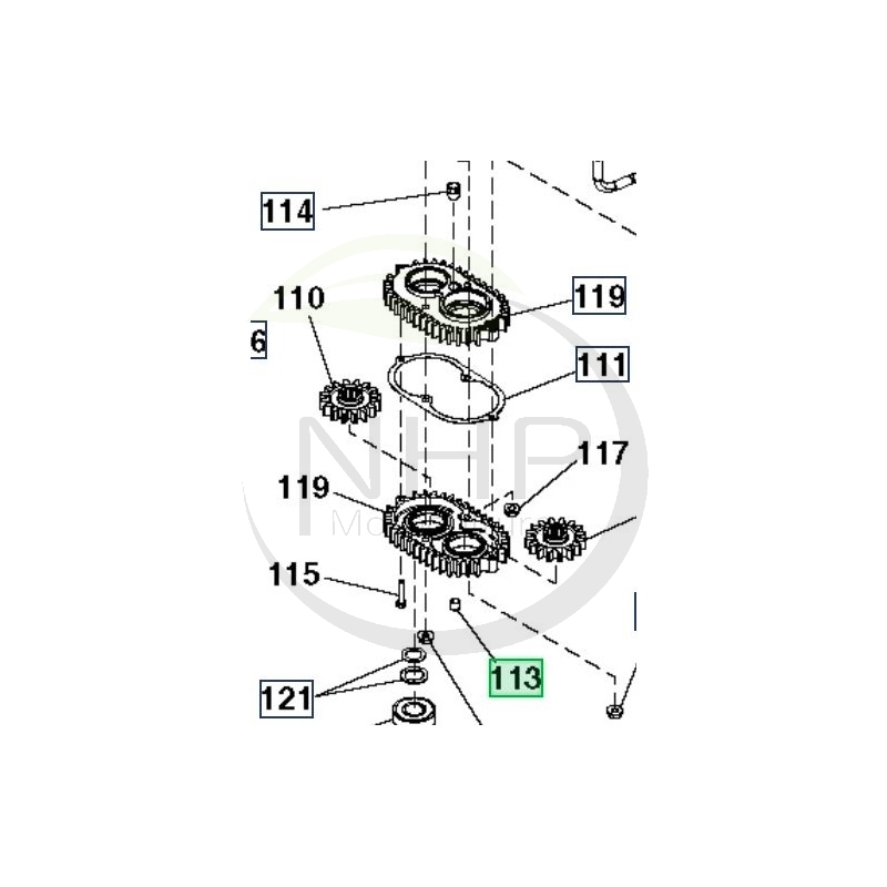 BOUCHON CARTER DE TRANSMISSION HUSQVARNA 532438533 - 438533 - 533001