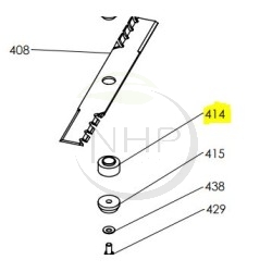 (ENTRETOISE LAME xBICHx L JUN) PUBERT - STAUB - OLEO MAC 0302020033 - 16047 - K302020078