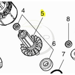 Rotor débroussailleuse MAKITA - DOLMAR 510449-1