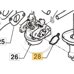 Joint carburateur GGP - CASTELGARDEN - STIGA 118551396/0