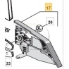 Carter guide chaine tronçonneuse GGP - CASTELGARDEN - STIGA - ALPINA 4252330 - 383059000/0